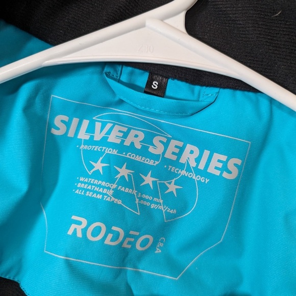 German waterproof winter / Ski jacket size 6 multicolor breathable material - Picture 10 of 10